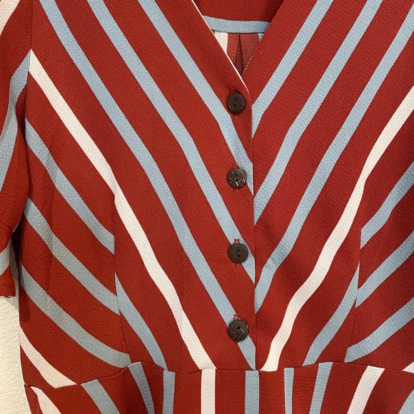 NWOT Monteau Peplum Blouse - Picture 4 of 6